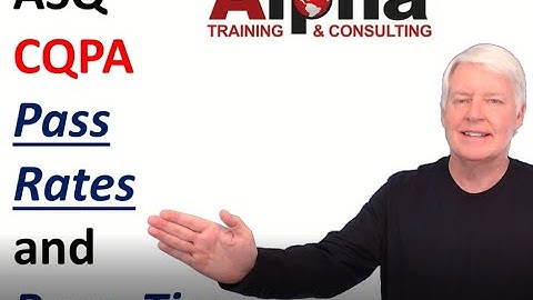 ASQ CQPA Pass Rates and Time Estimates