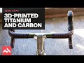 Titanium and carbon 3D-printed forks and cockpit from Bastion