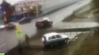 Омск: Авто Аварии И Две Собаки