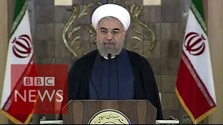 Iran nuclear deal: Hassan Rouhani reaction - BBC News