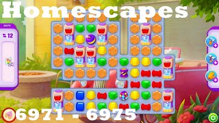 Homescapes Level 6971 - 6975 HD Walkthrough |  3 - match game | gameplay | android | ios | pc | app screenshot 2