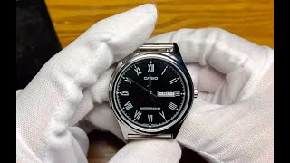 CASIO MTP V006D 1B super affordable quartz dress watch