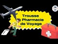 Voyage: Trousse à pharmacie de secours médicale travel emergency first aid kit voyage de sante