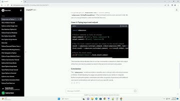 how to run subprocess in python