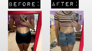 Chloe Ting Intense Core Challenge Before and After