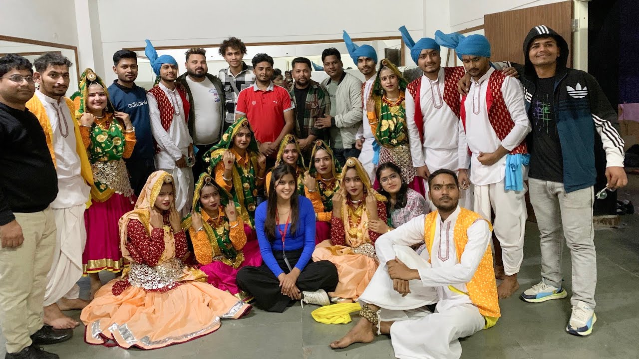 Dcrust Rythm Haryanvi Group Folk Dance ।। Live Dance ।। Haryanvi Mandli ।। Rhythm'24 ...
