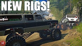 SpinTires MudRunner: NEW RIGS HIT THE TRAILS! Multiplayer w/ Modders Part 1