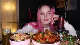 Mukbang | Капуста С Ребрами, Салат С Курицей, Сметана | Cabbage With Ribs, Salad Не Asmr