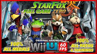 STAR FOX ZERO 100% FULL GAME [Wii U original 60FPS] ALL PATHS AND MEDALS - No Commentary