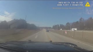 Alleged serial bank robber arrested after chase in Rockdale County