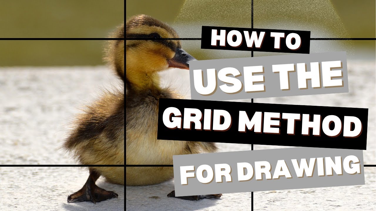 How to Use the Grid Method for Drawings - Step by Step Tutorial - YouTube