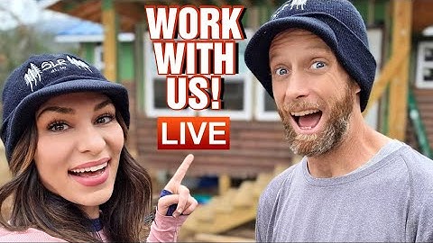SURPRISE Cabin Build LIVE! Come Join Us!