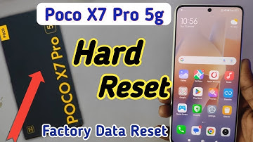 Poco x7 pro reset kaise kare / how to hard reset poco x7 pro 5g / fatory reset