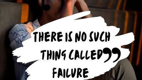 THERE IS NO SUCH THING AS FAILURE|| OPRAH WINFREY - WISE QUOTE SERIES.