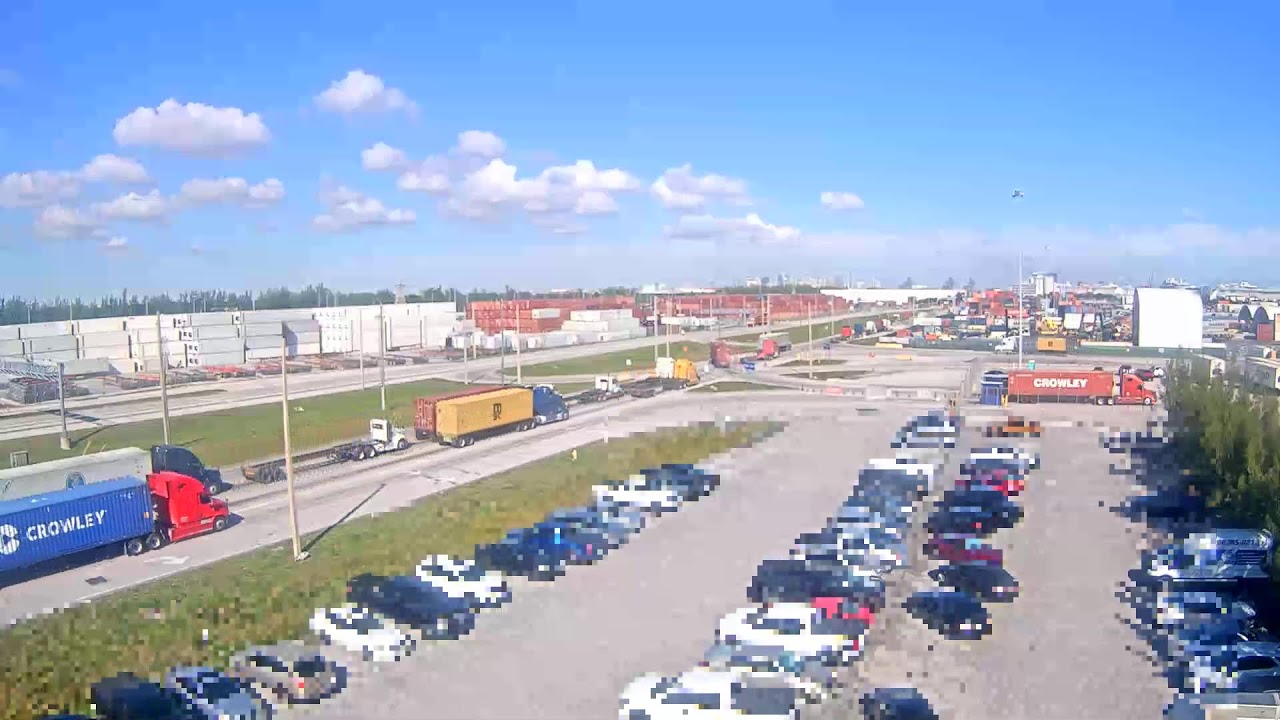 Port Everglades Traffic Cam.01 YouTube