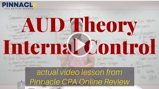 Pinnacle Online Actual Video Lesson (Auditing Theory Overview of Internal Control)