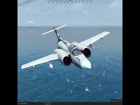 Low Level Harrier & Bucanneer Attack On Carriers #SeaPower