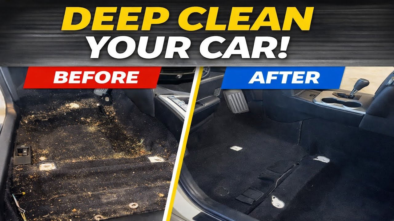 How to Deep Clean a Car Interior (Complete Step-by-Step Detailing Guide)