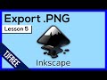 Inkscape Lesson 5 - Document Properties and Exporting PNG Images