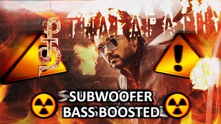 Thee Thalapathy | Thalapathy Vijay | Varisu | STR | Thaman⚠️Subwoofer Bass Boosted⚠️