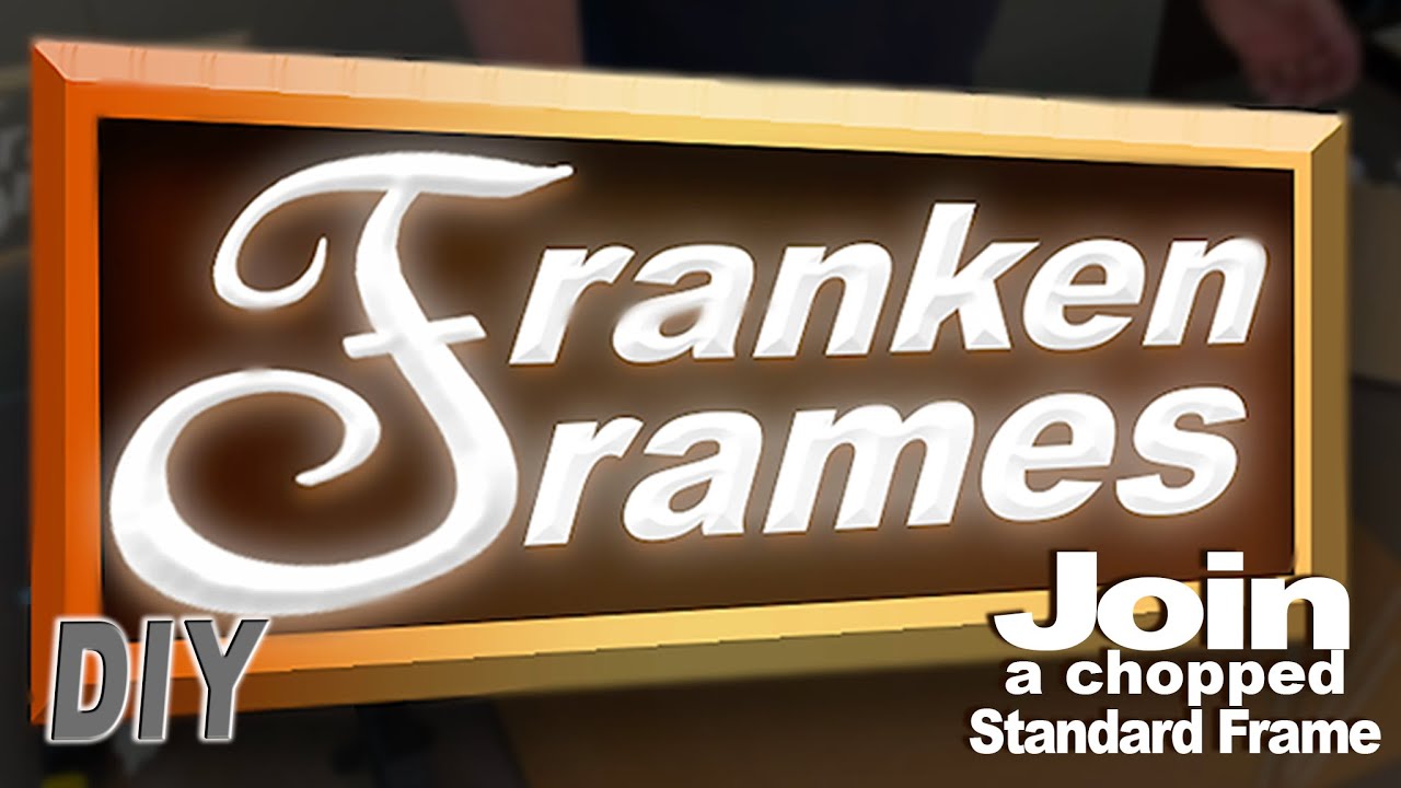 How to join a chopped standard frame