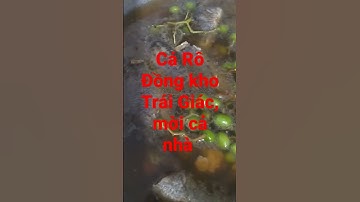 #Cá Rô Đồng Kho Trái Giác #Na Hồng Cà Mau