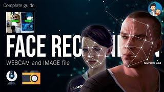 face recognition with webcam and image file | python 3.8 with open cv | windows 10