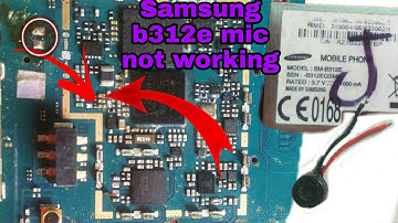 samsung b312e mic problem solution 1000% Samsung sm b312e not outgoing sound, samsung 312 mic jumper