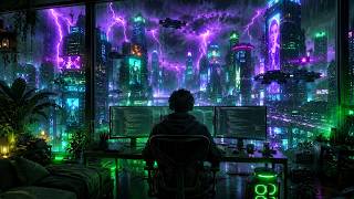 🔴 3AM Coding Session in Neo Tokyo 💻 | The Last Developer | Cyberpunk Synthwave for Deep Focus