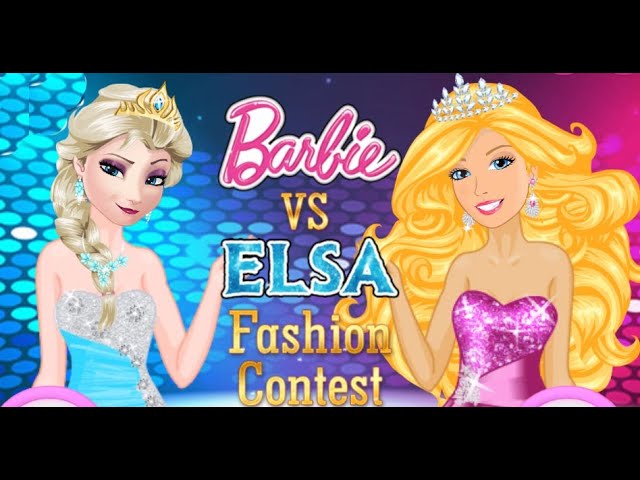 Elsa vs Barbie Fashion Contest 