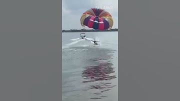 He hung on a little too... 😅 #FailArmy #fail #fails #parasailing #vacation #vacationfail #monday