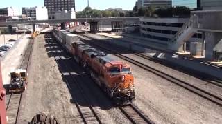 BNSF #4258 leads WB Stacktrain with K5HL. Kansas City, MO 10/816