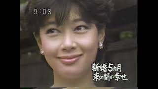 85年ころのテレビ番組。NHK時報、ニュース、、ドラマ澪つくし、夏目雅子訃報、田中邦衛時代劇