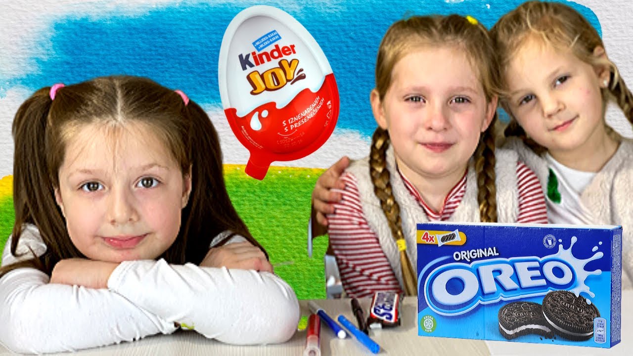 CRTAMO ČUDNE SLATKIŠE. Tko će bolje nacrtati  ZOJA ili NIKOLETA? CRTANJE CHALLENGE.