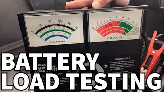 12 volt Car Battery Testing: Checking Voltage and Conducting a Load Test
