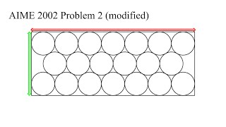 Find the Ratio of the Sides of the Rectangle | AIME 2002 Problem 2