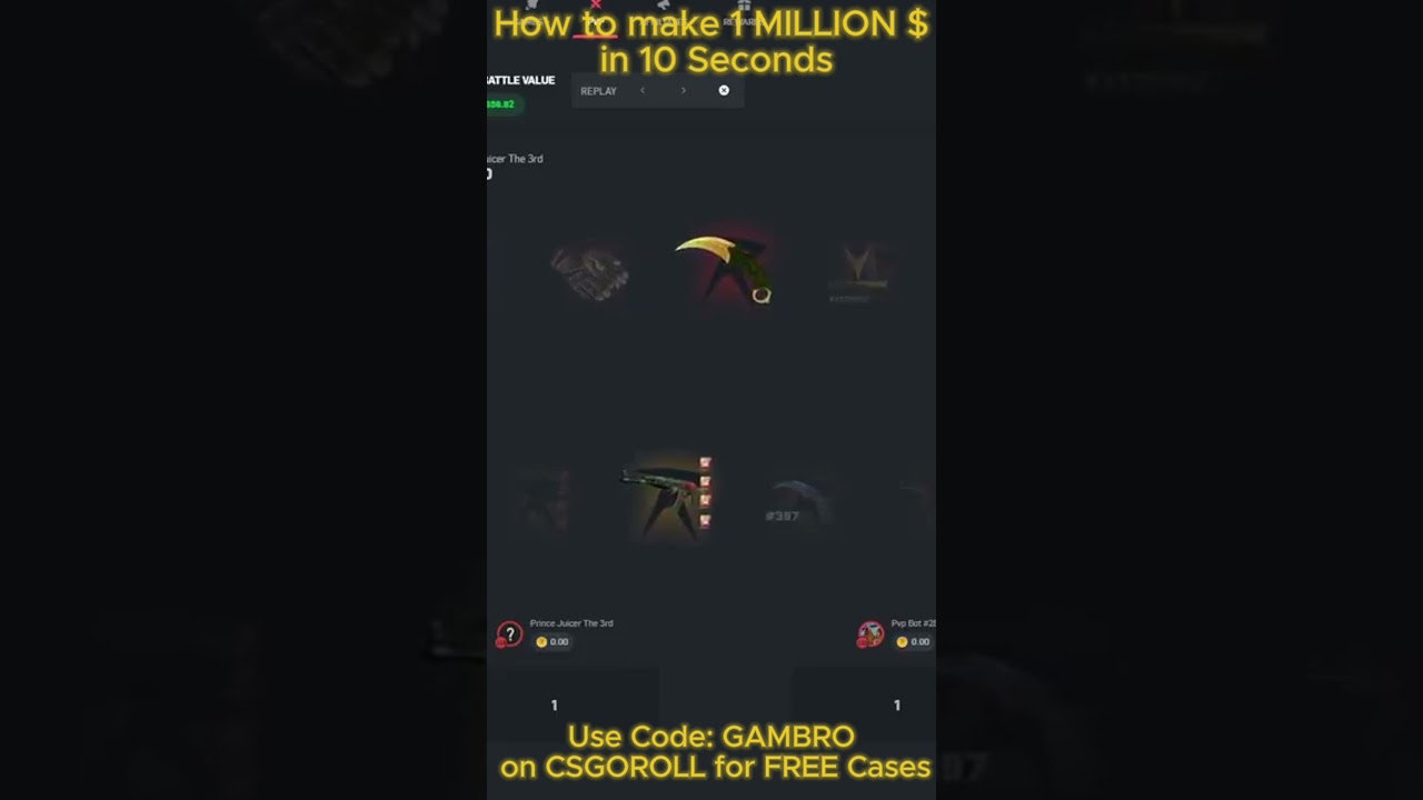 How To Make 1 MILLION $ in 10 Seconds on CSGORoll 
