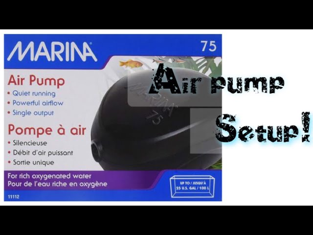 Marina 50 Aquarium Pumpe (Umwelzpumpe), Stein, Rückschlagventil und  Schlauch Montage Anleitung 