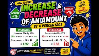 How to Increase & Decrease Amounts by a Percentage.