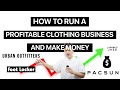 How to run a profitable clothing business  make money