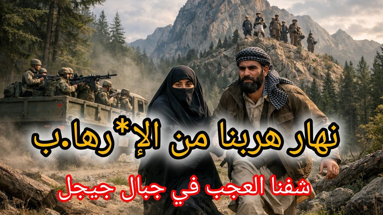 #قصص_العشرية تائبون بعد الندم #الإرها*بي_وزوجته شفنا لعجب فلجبل غير لي هدرونا عليه لتحت 😱