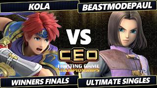 CEO 2026 WINNERS FINALS - Kola (Roy) Vs. BeastModePaul (Hero) Smash Ultimate - SSBU screenshot 5
