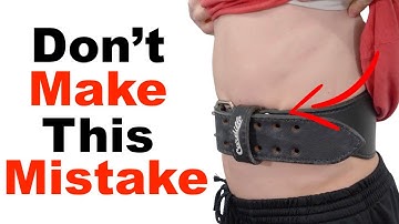Stop Wearing Your Weightlifting Belt Like THIS (Do It Correctly!)