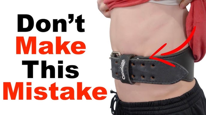 Weightlifting Belt - Be Smart And Wear One Too!