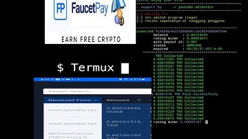 New termux TRX MINING script for free (50$ per week) 100% work