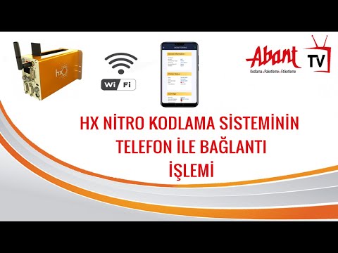 HX NITRO Kodlama Sistemi Baskı Testi Yazdırma Eğitimi