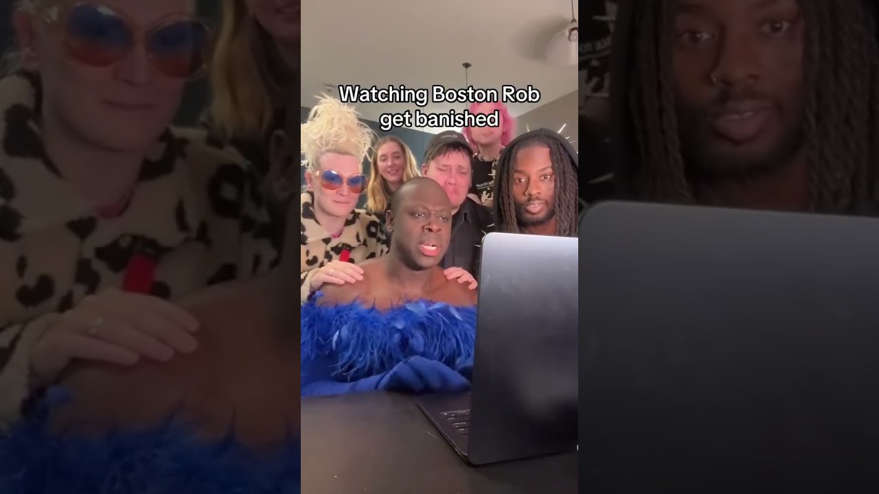 Bob The Drag Queen watching Boston Rob get banished from The Traitors 😂