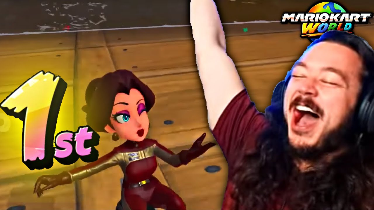 ЛУЧШИЙ 1-й снайперский удар в MARIO KART WORLD! С DotoDoya и друзьями