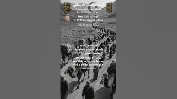 سورة الحج 32/23 itali/arabo #القران_الكريم #quran