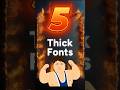 ❌ STOP Using Thin Fonts on your videos ! Do This Instead 🛑  #videoediting   #fonts   ,#fyp
